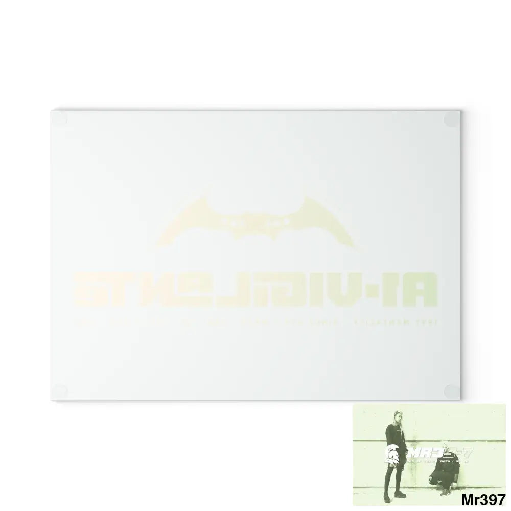 A1- Vigilante Glass Cutting Board Home Decor