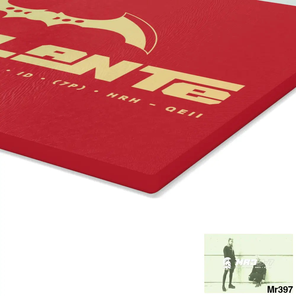 A1- Vigilante Glass Cutting Board Home Decor