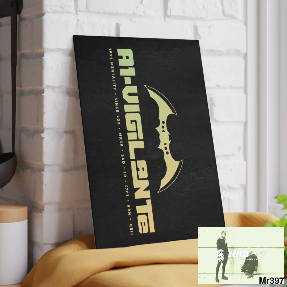 A1- Vigilante Glass Cutting Board Home Decor