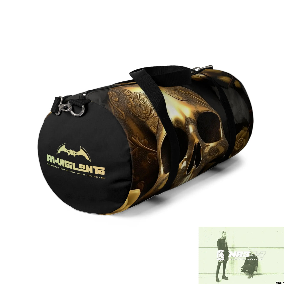 A1-Vigilante gothic Skulls & Roses Duffel Bag Bags