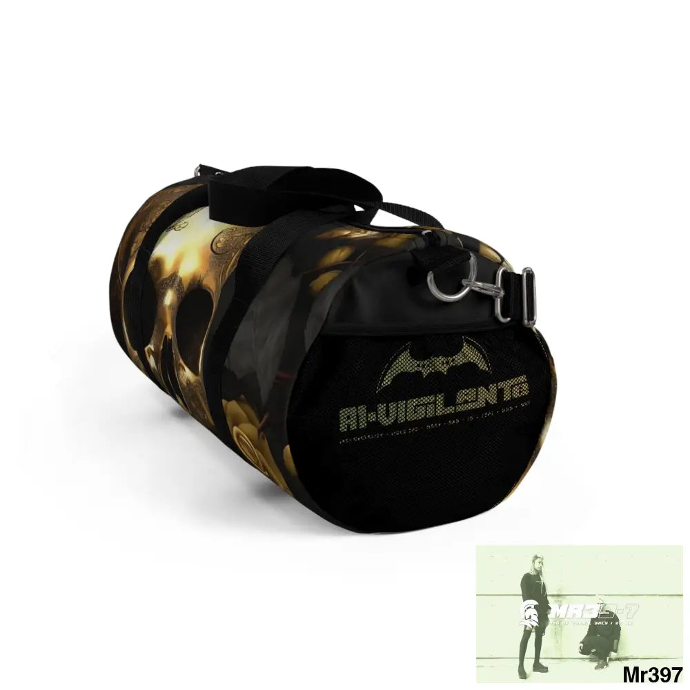 A1-Vigilante gothic Skulls & Roses Duffel Bag Bags