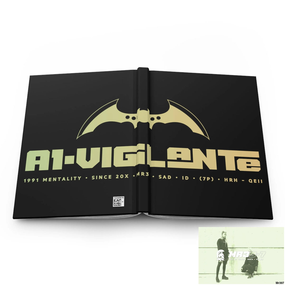 A1-Vigilante Hardcover Journal Matte Journal Paper products