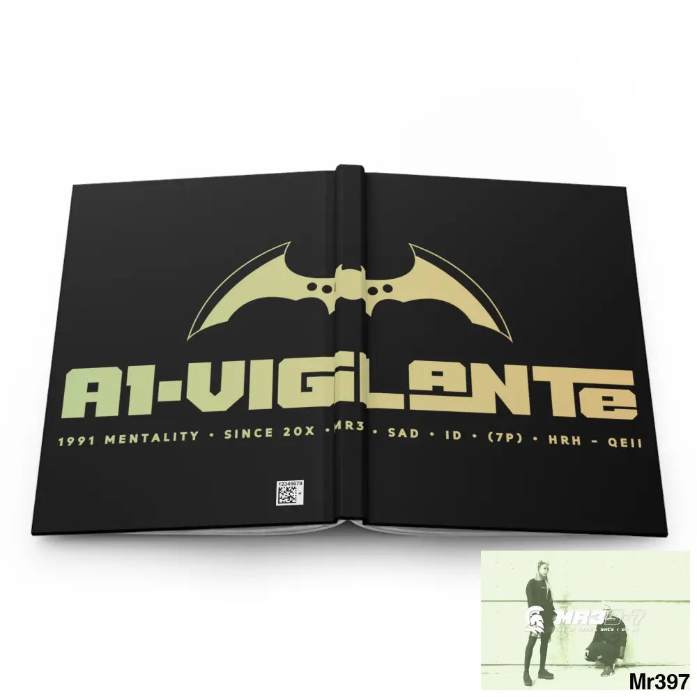 A1-Vigilante Hardcover Journal Matte Journal Paper products