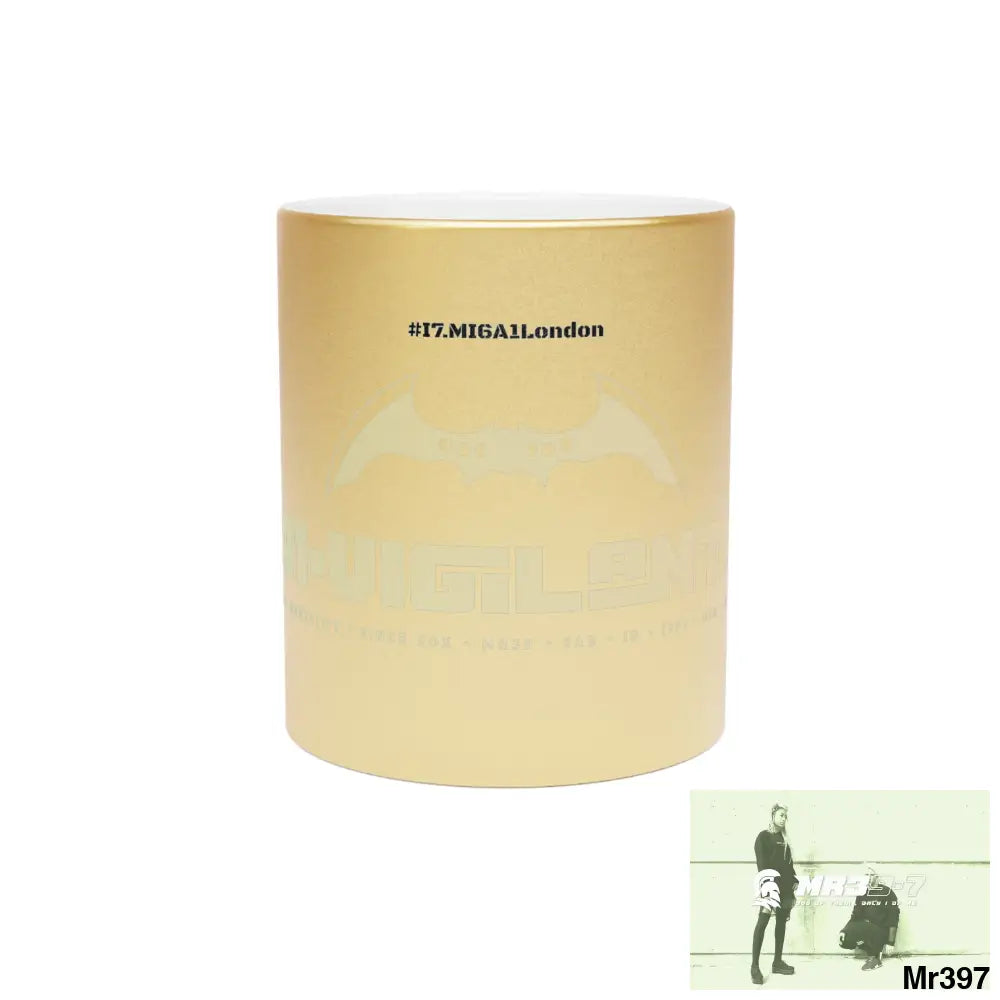 A1-Vigilante #I7MI6A1London Metallic Mug (Silver\Gold) 11oz / Gold Mug