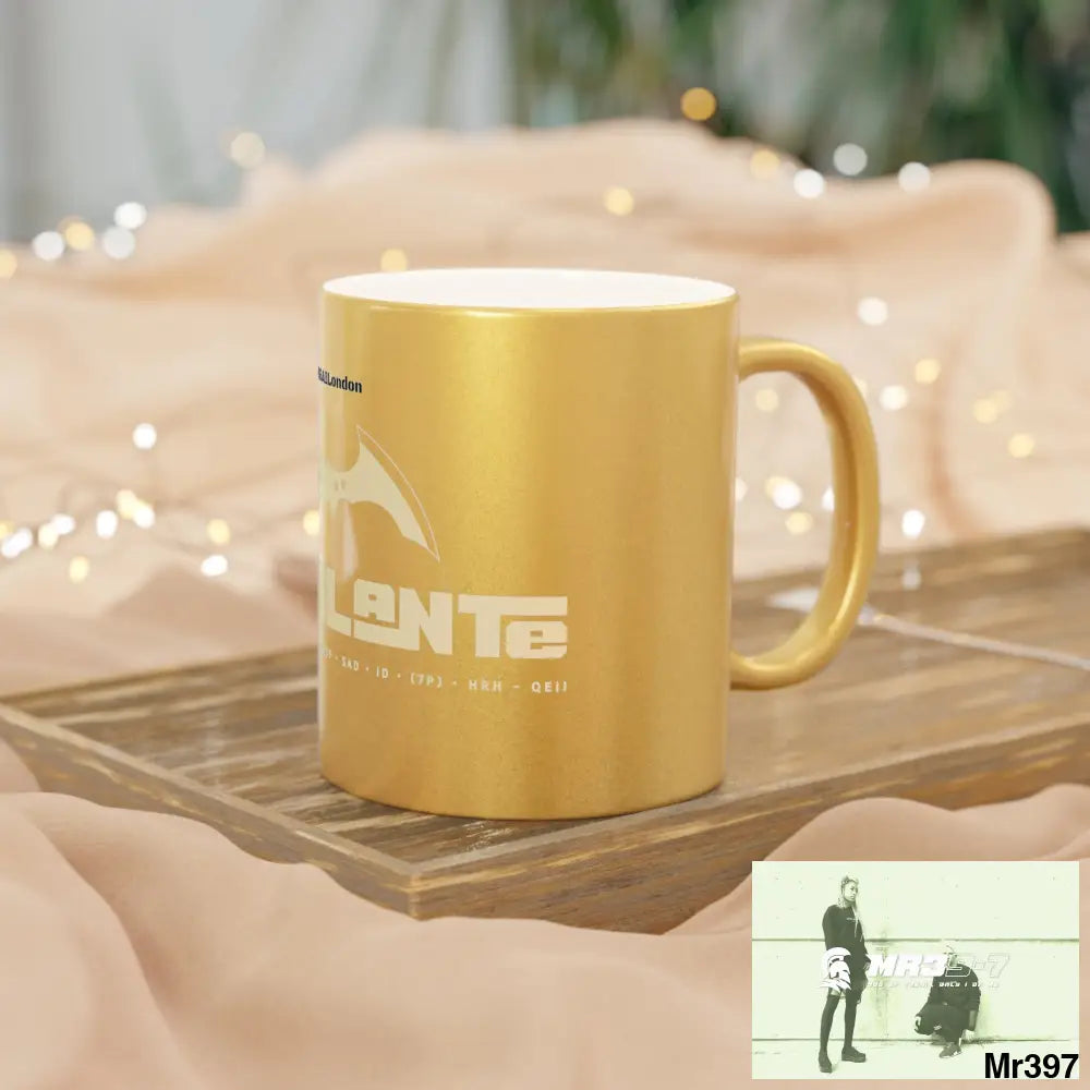A1-Vigilante #I7MI6A1London Metallic Mug (Silver\Gold) Mug