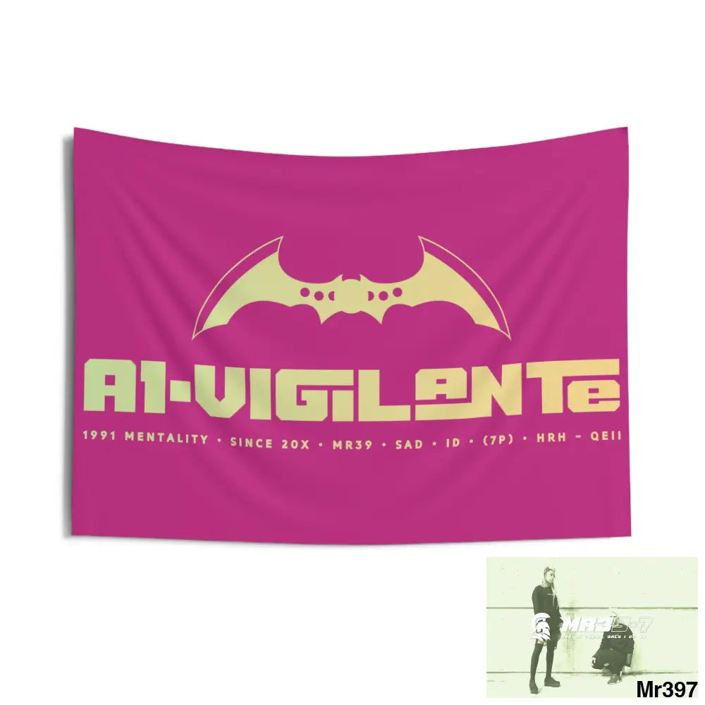 A1-Vigilante Indoor Wall Tapestries 36’’ × 26’’ Home Decor