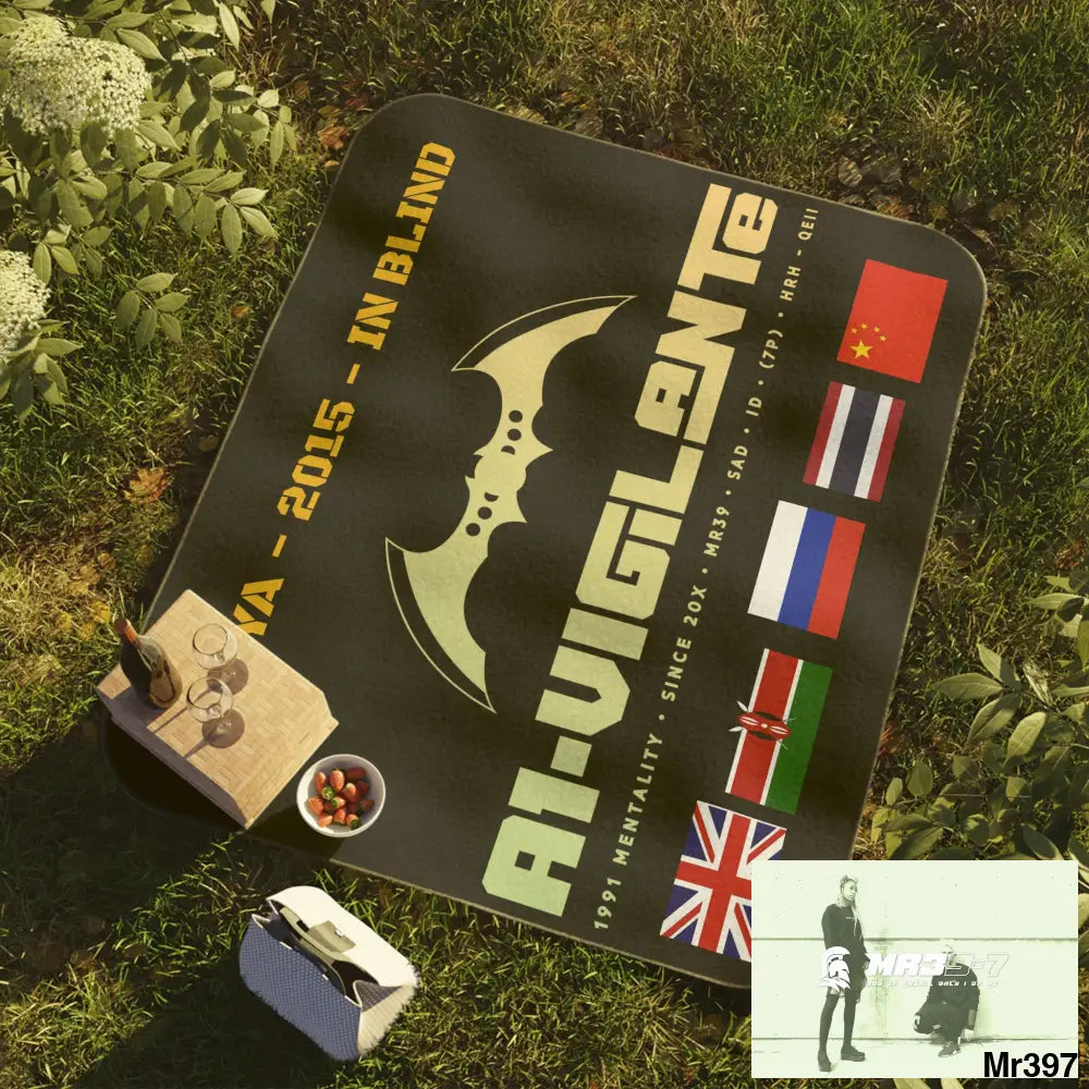 A1 Vigilante Kenya Picnic Blanket 61’’ × 51’’ Home Decor