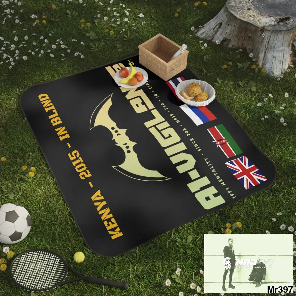 A1 Vigilante Kenya Picnic Blanket 61’’ × 51’’ Home Decor