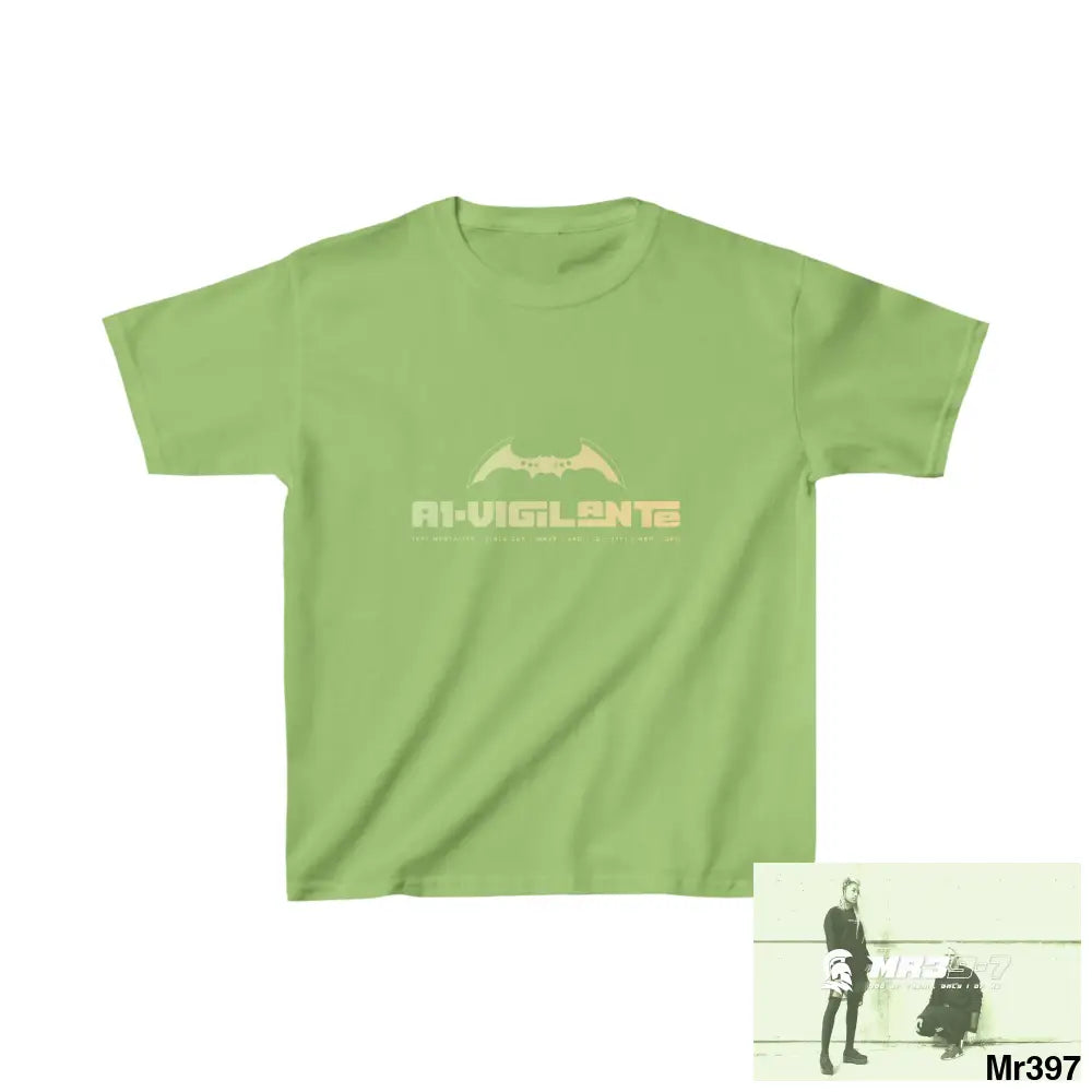 A1-Vigilante Kids Heavy Cotton™ Tee XS / Lime Kids clothes