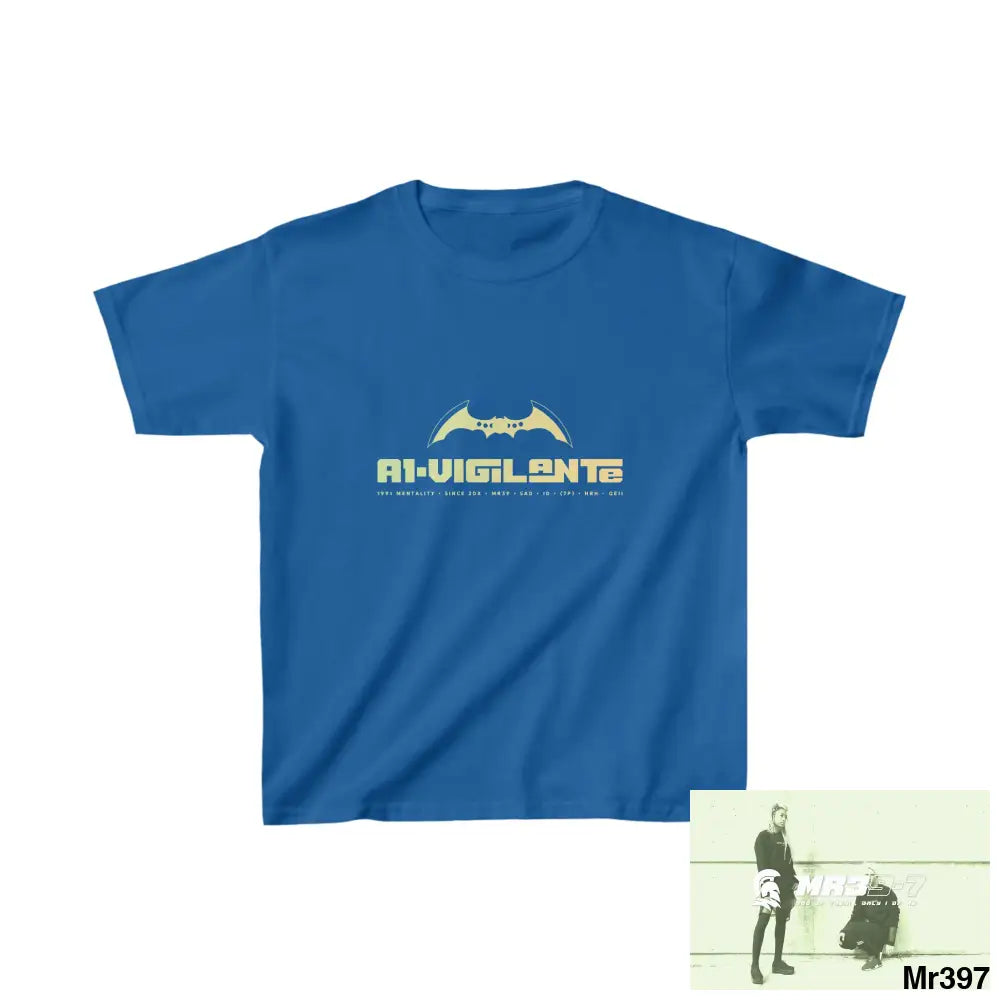 A1-Vigilante Kids Heavy Cotton™ Tee XS / Royal Kids clothes