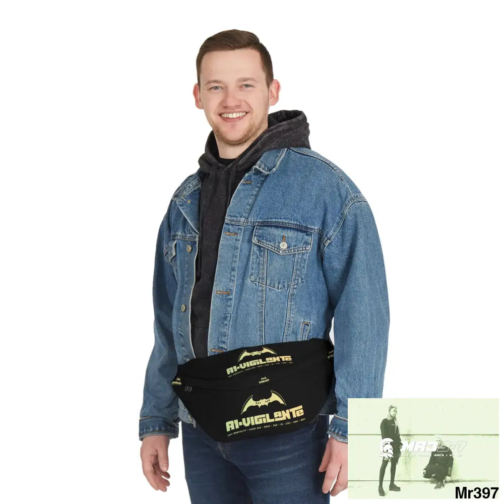 A1- Vigilante Large Fanny Pack 8’’ × 9’’ × 4’’ Bags