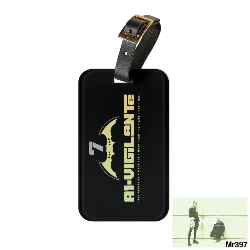 A1 Vigilante Luggage Tag 2.4’’ × 4’’ Accessories