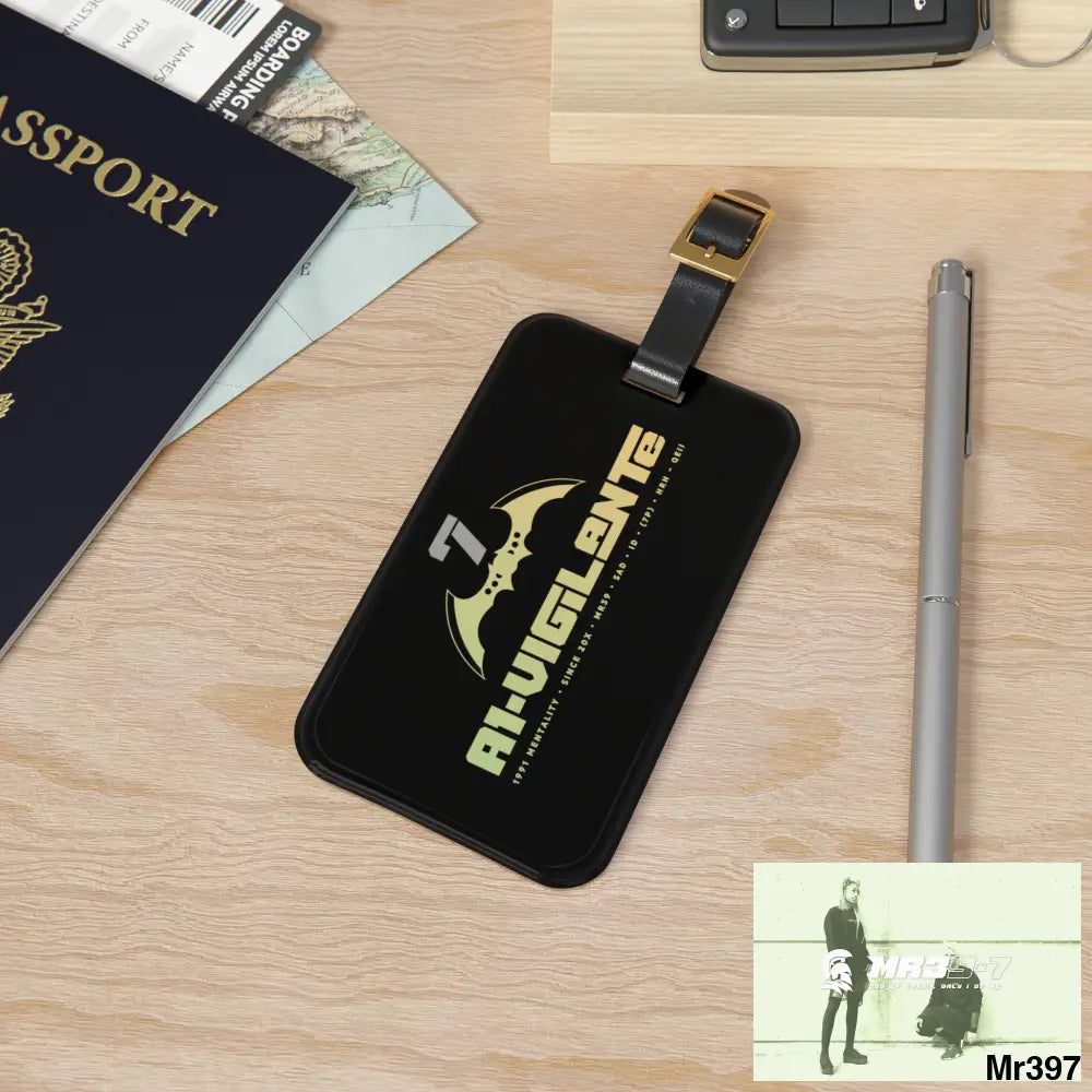 A1 Vigilante Luggage Tag 2.4’’ × 4’’ Accessories