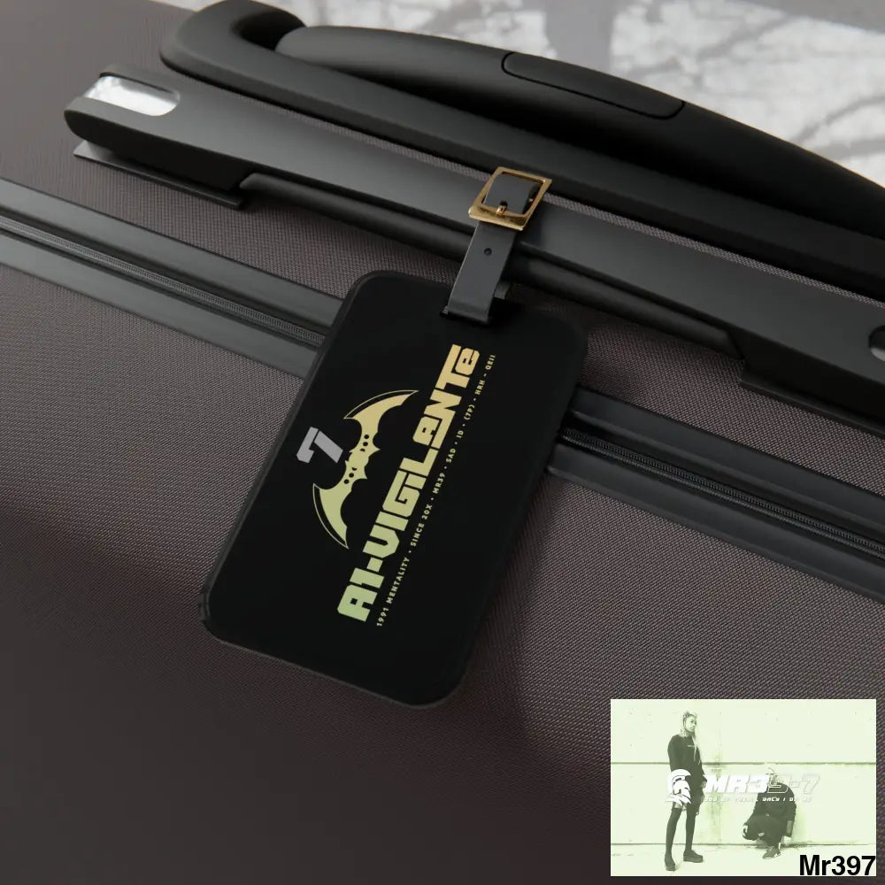 A1 Vigilante Luggage Tag 2.4’’ × 4’’ Accessories