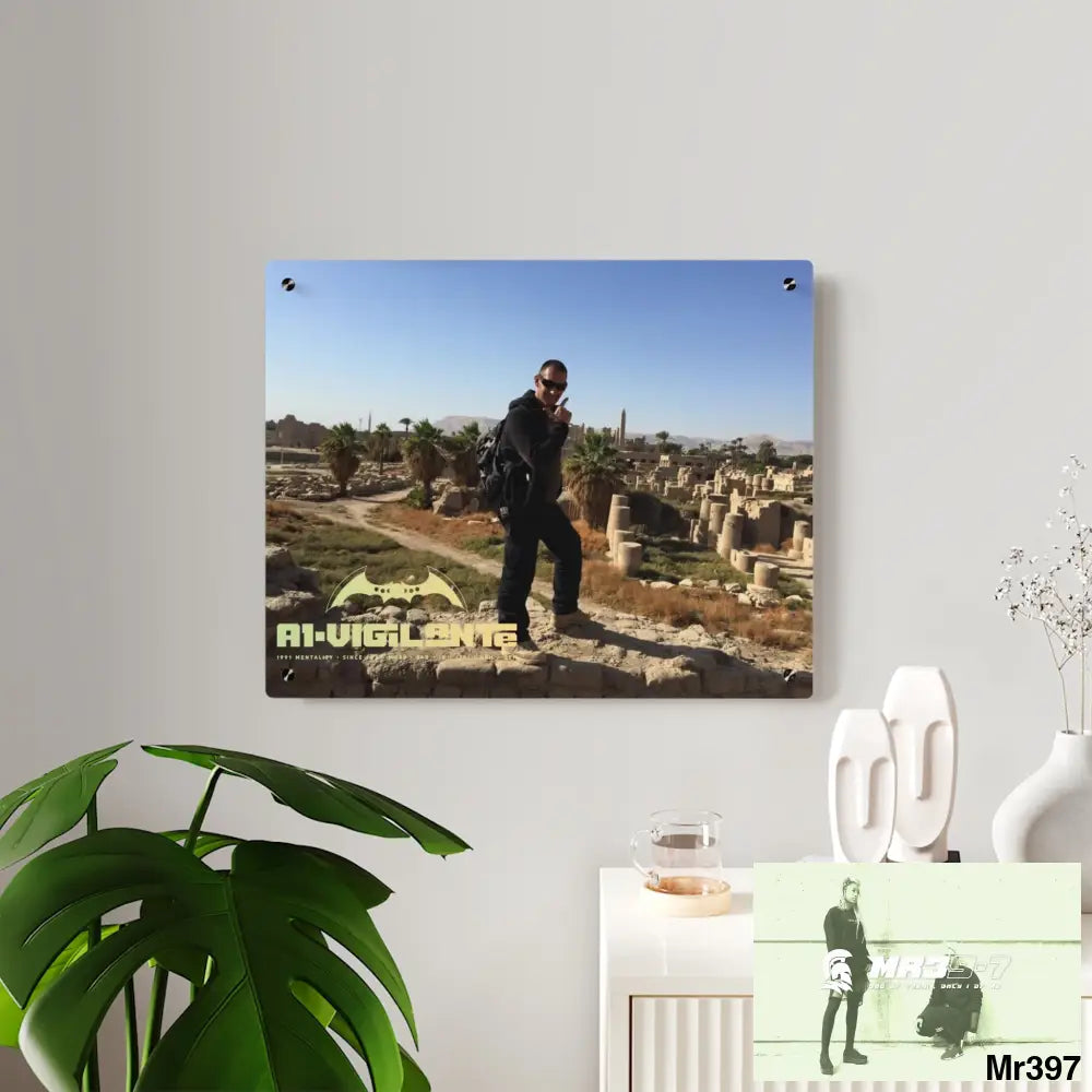 A1-Vigilante Luxor Temples heading to Kenya • Acrylic Wall Art Panels Home Decor