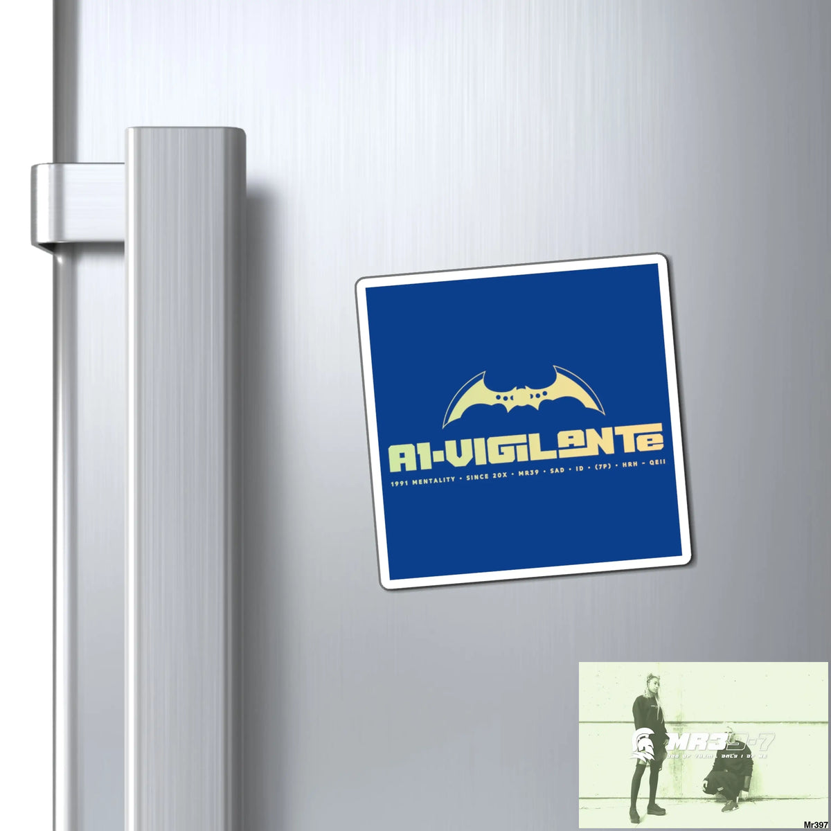 A1-Vigilante Magnet 3’’ × 3’’ Paper products