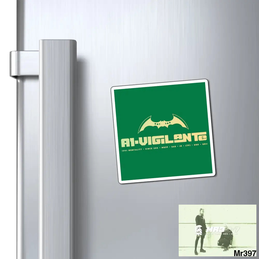 A1-Vigilante Magnet 3’’ × 3’’ Paper products