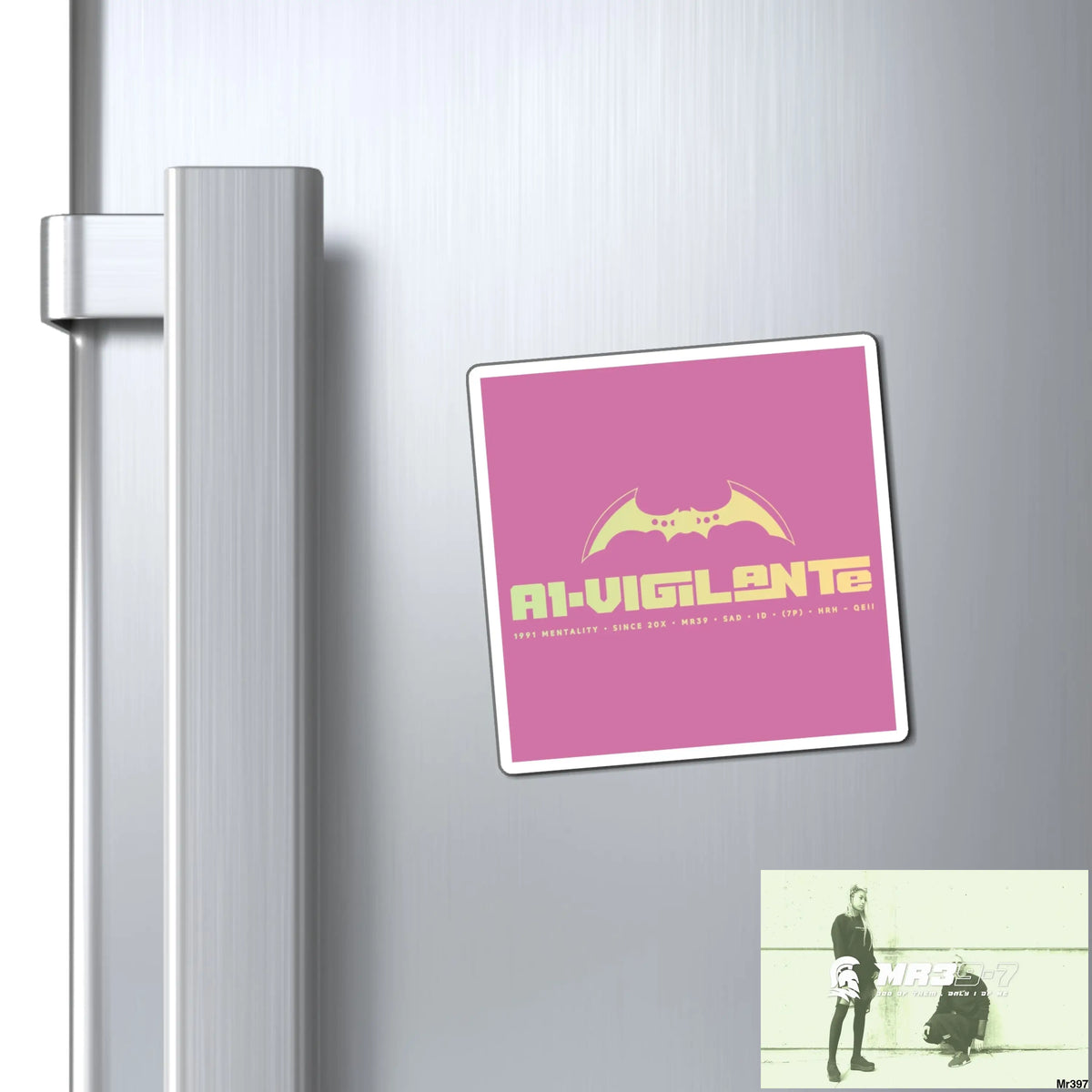 A1-Vigilante Magnet 3’’ × 3’’ Paper products