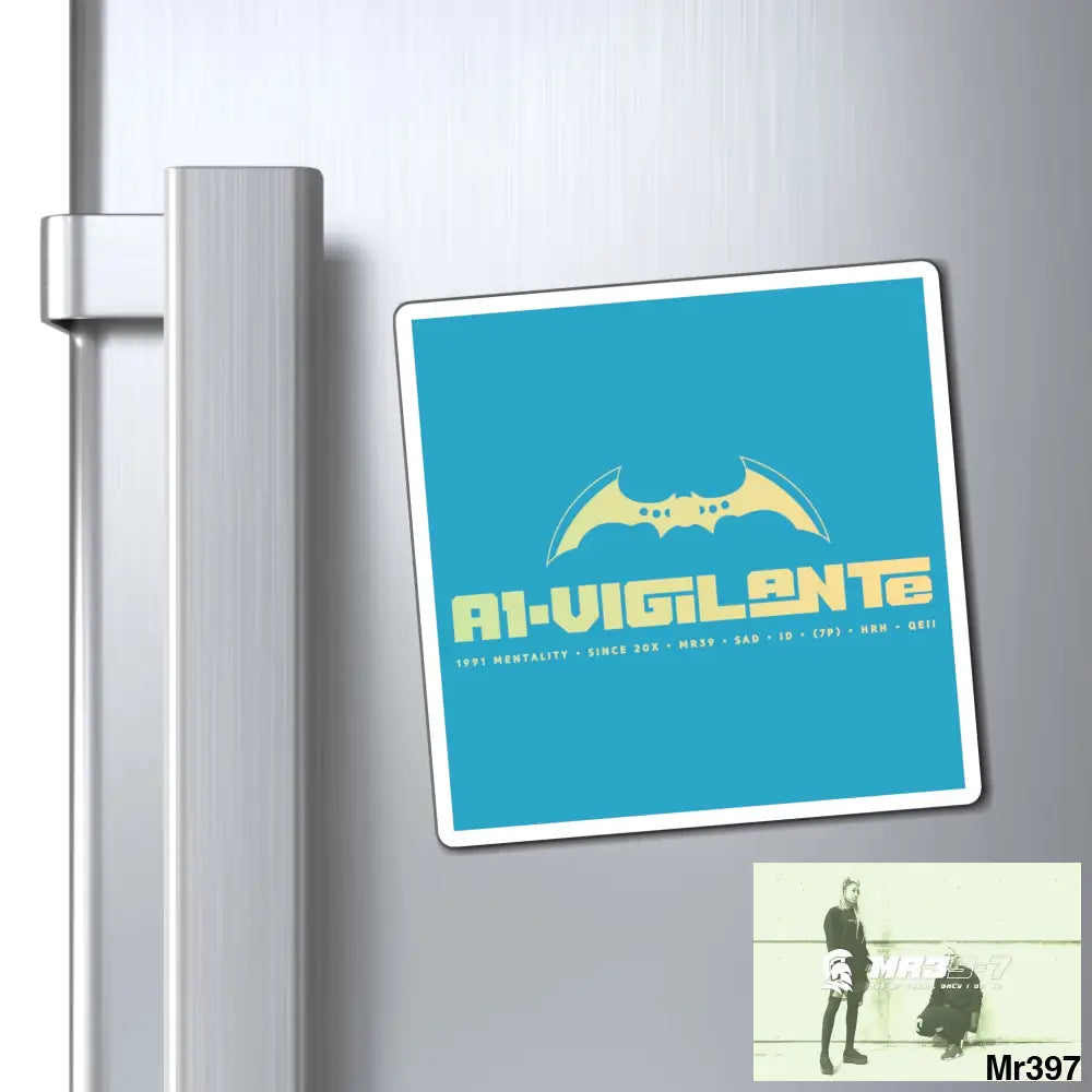 A1-Vigilante Magnet 4’’ × 4’’ Paper products