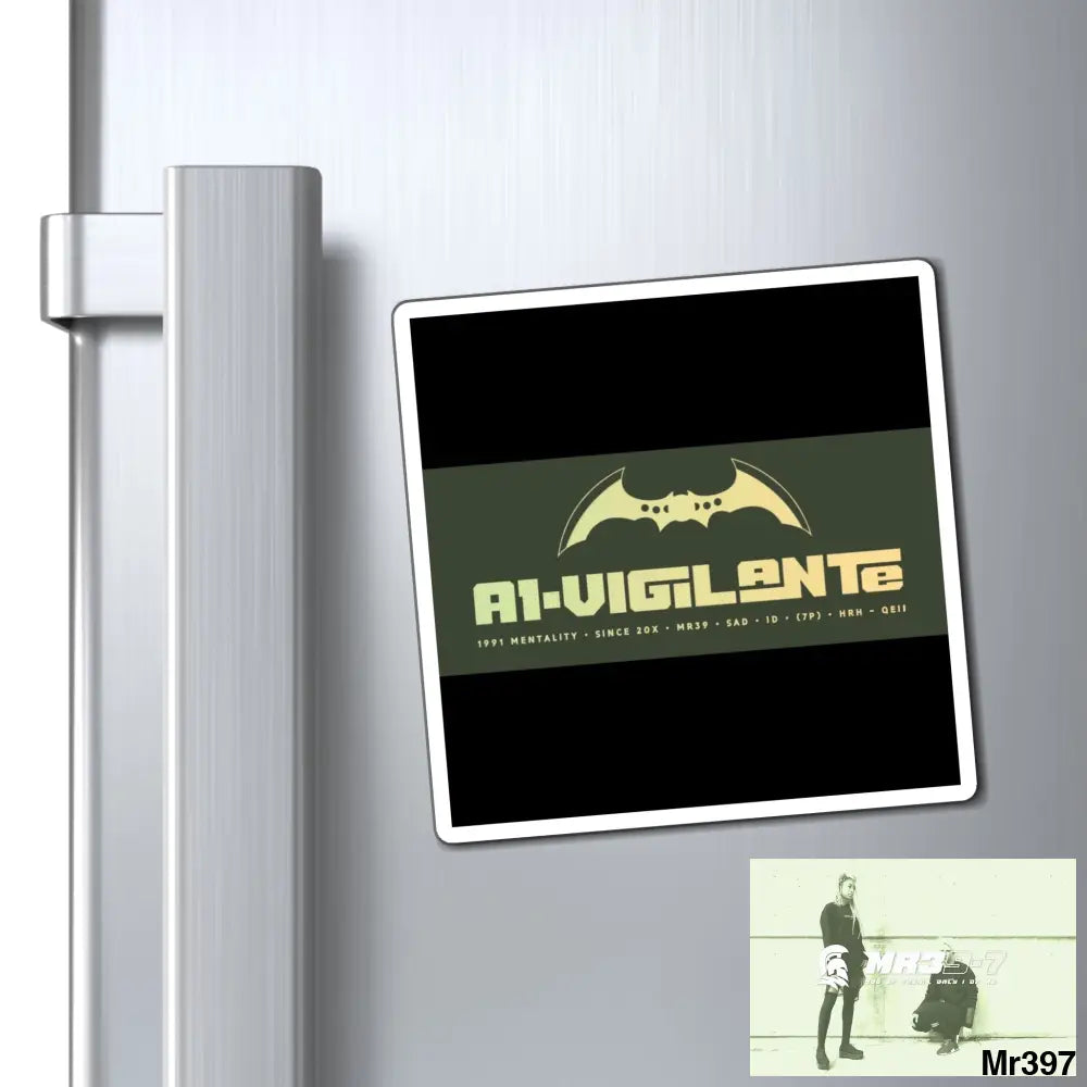 A1-Vigilante Magnet 4’’ × 4’’ Paper products