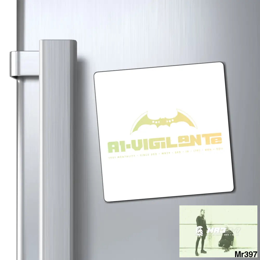 A1-Vigilante Magnet 4’’ × 4’’ Paper products