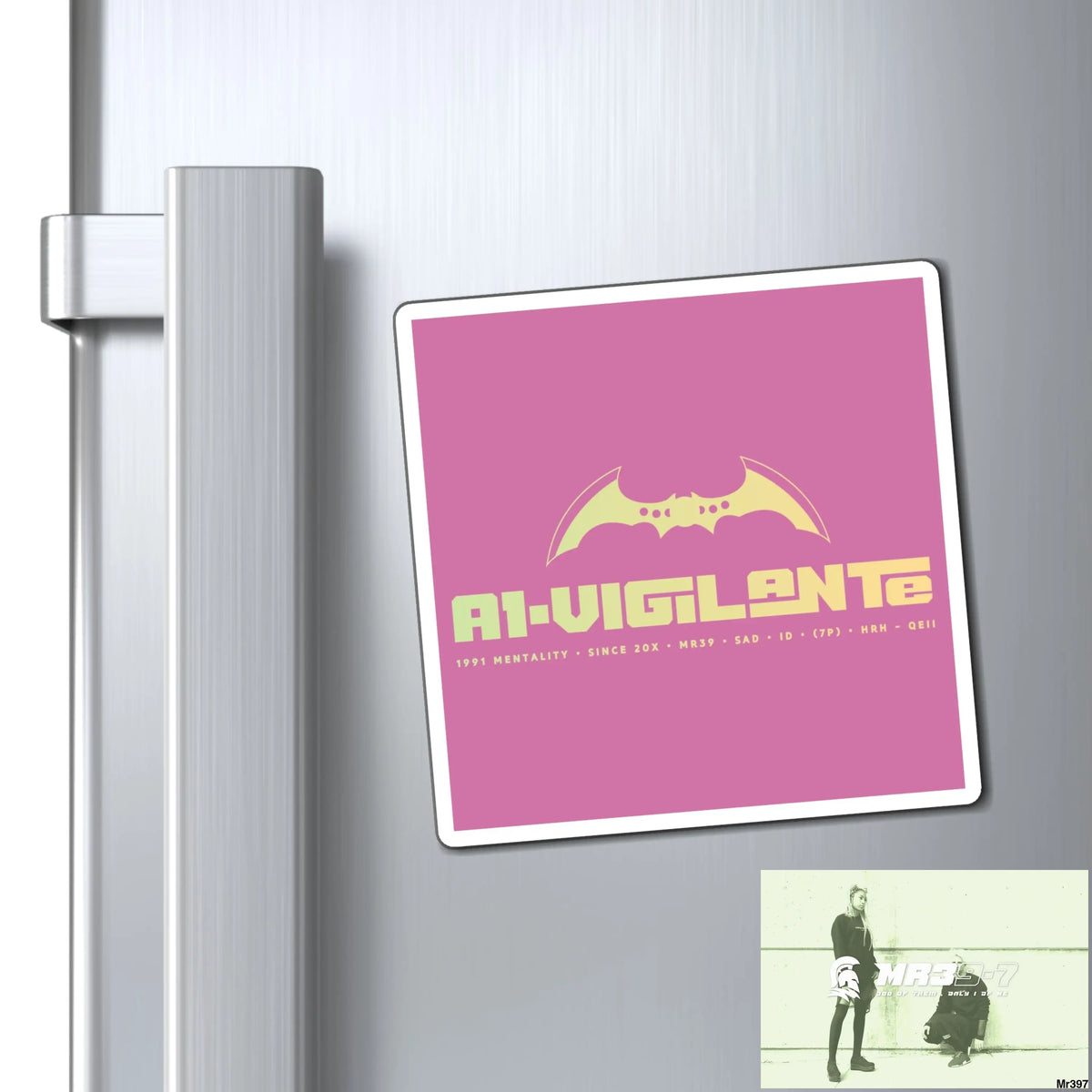 A1-Vigilante Magnet 4’’ × 4’’ Paper products