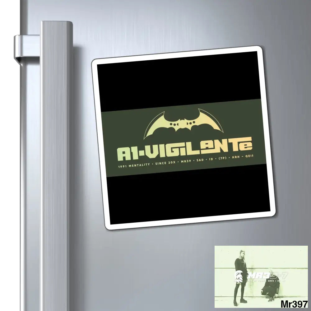 A1-Vigilante Magnet 6’’ × 6’’ Paper products