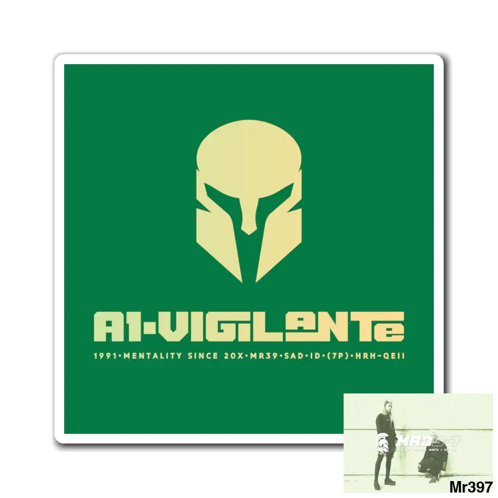 A1-Vigilante Magnet 6’’ × 6’’ Paper products