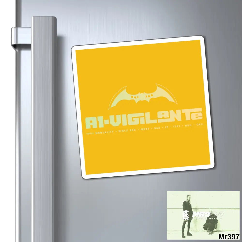 A1-Vigilante Magnet 6’’ × 6’’ Paper products