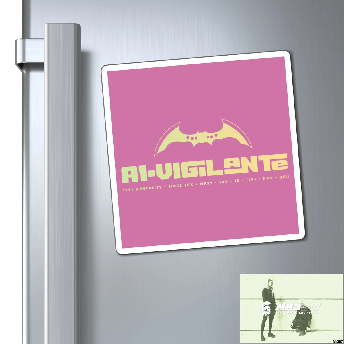 A1-Vigilante Magnet 6’’ × 6’’ Paper products