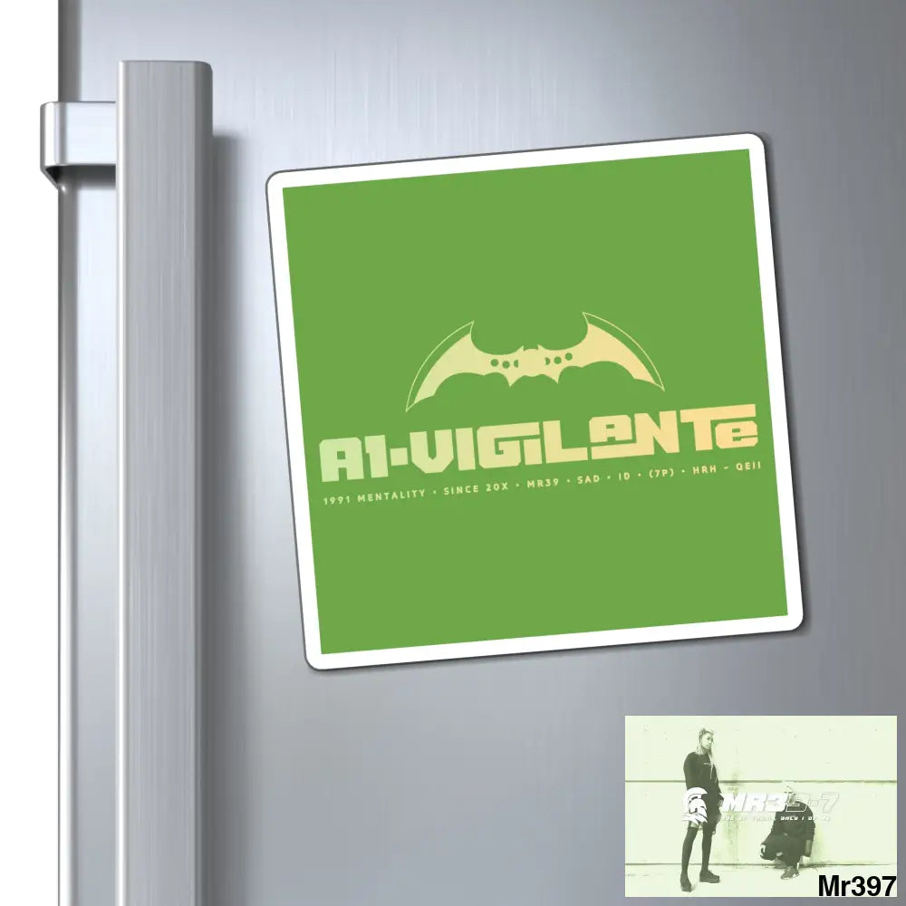 A1-Vigilante Magnet 6’’ × 6’’ Paper products