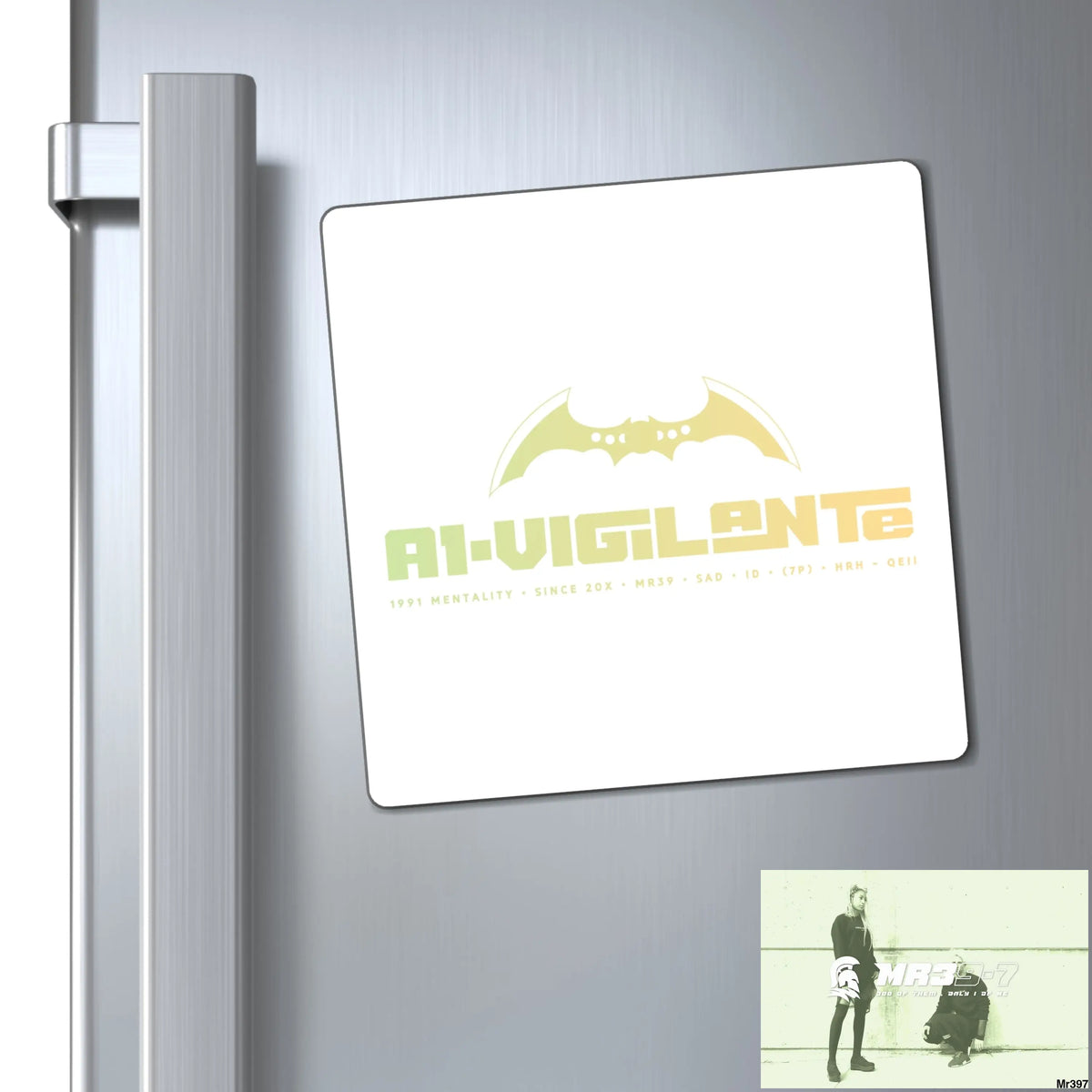 A1-Vigilante Magnet 6’’ × 6’’ Paper products
