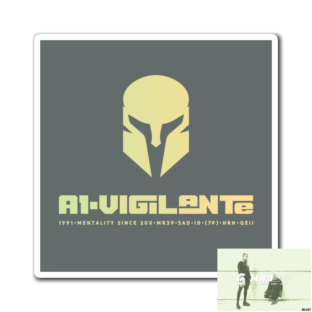A1-Vigilante Magnet 6’’ × 6’’ Paper products