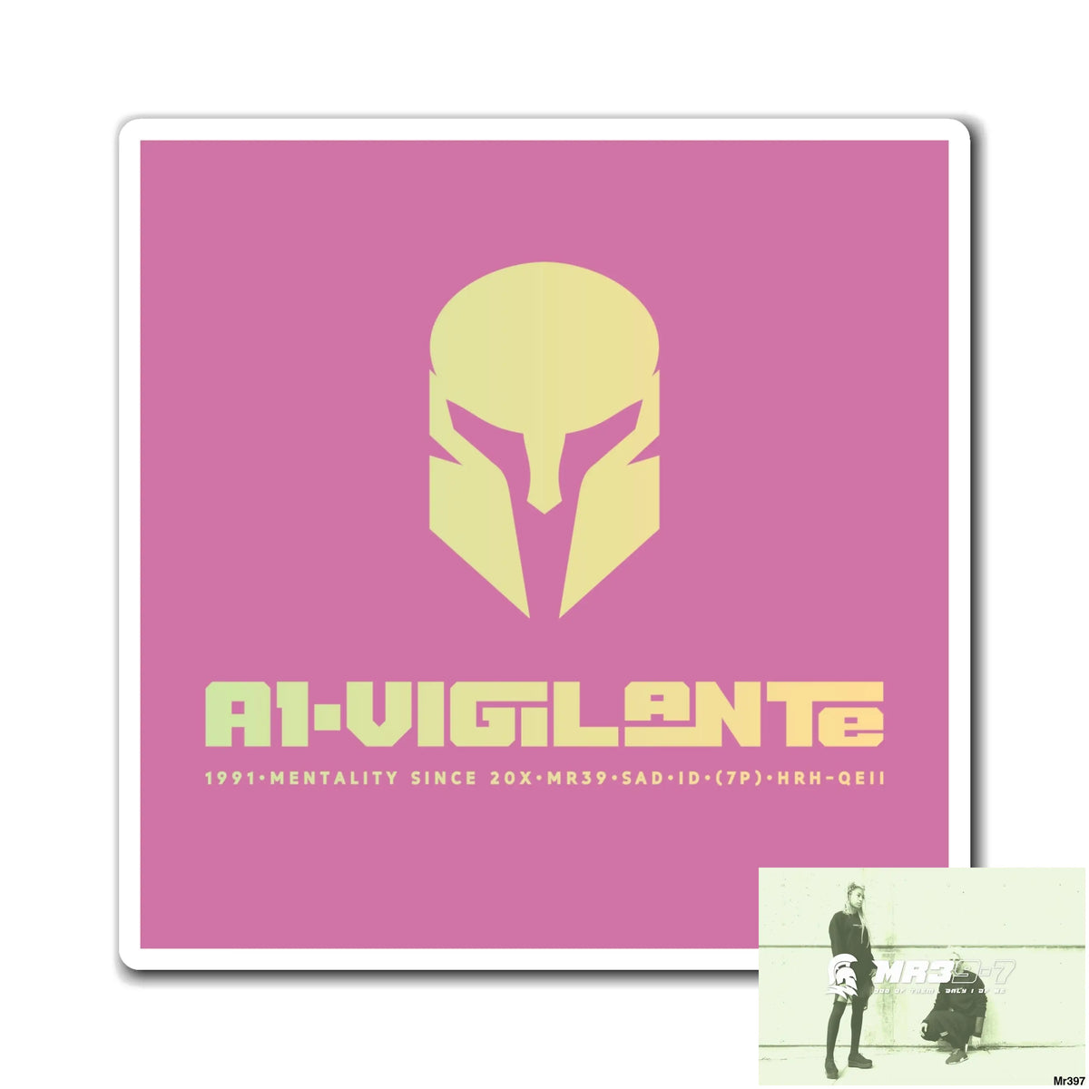 A1-Vigilante Magnet 6’’ × 6’’ Paper products