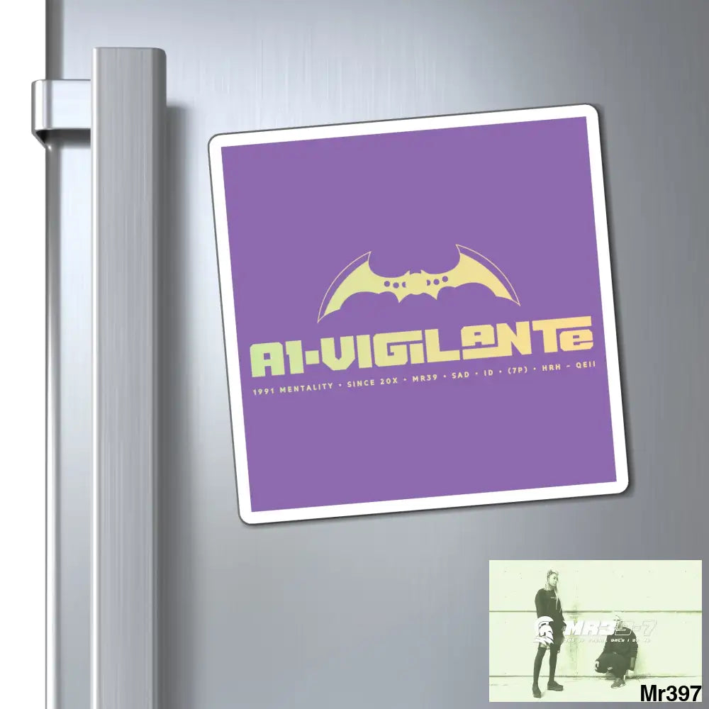 A1-Vigilante Magnet 6’’ × 6’’ Paper products