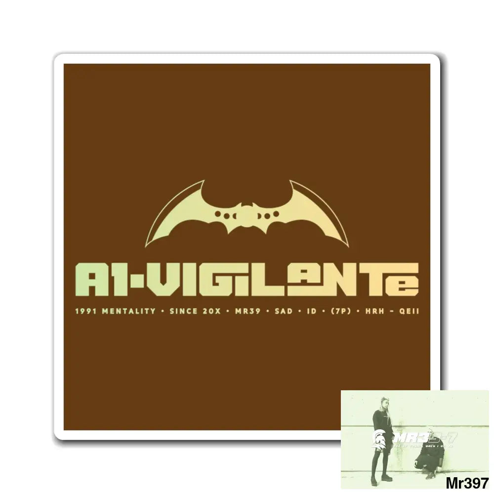 A1-Vigilante Magnet Paper products