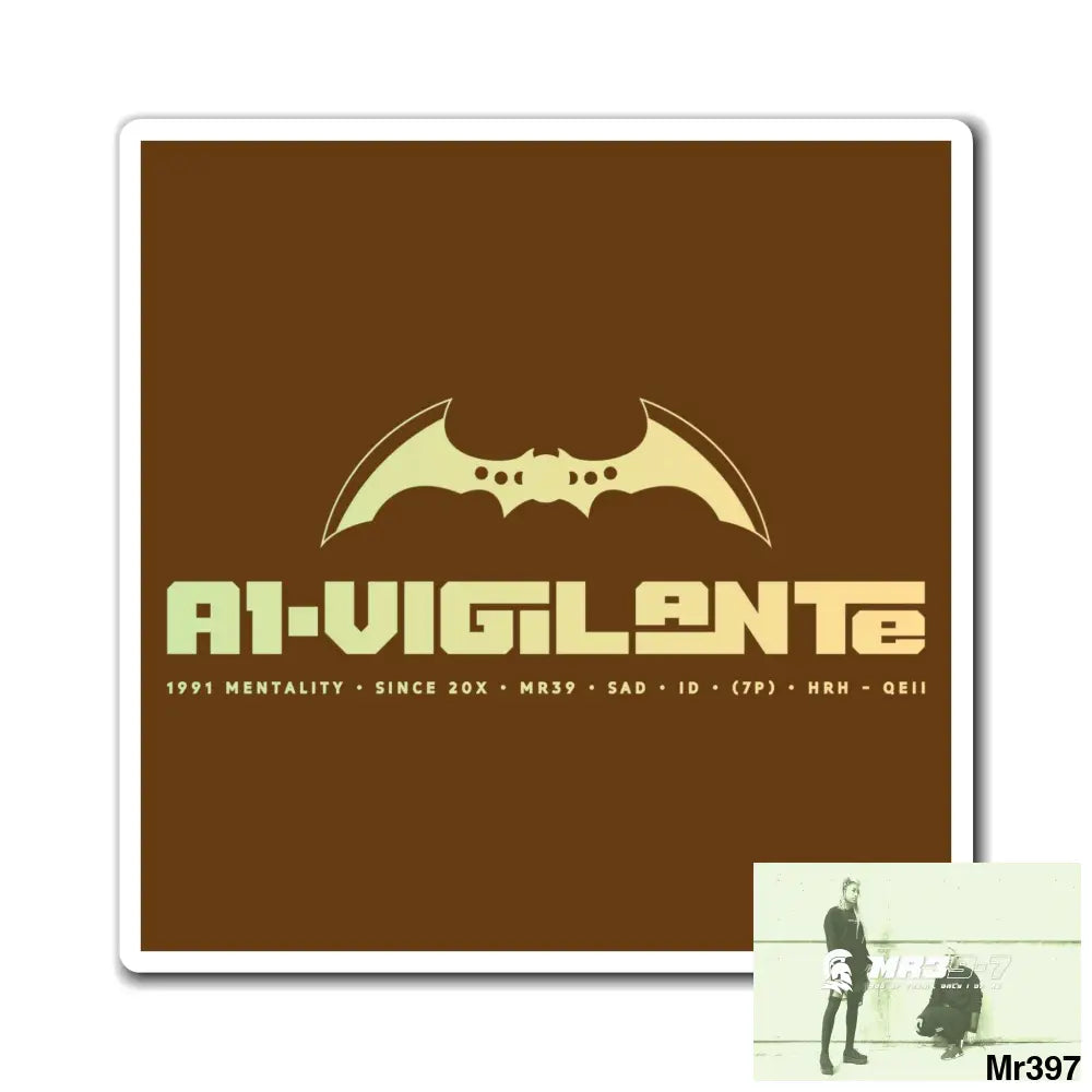 A1-Vigilante Magnet Paper products
