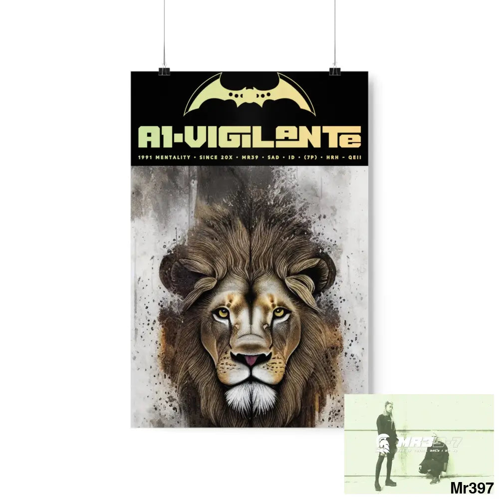 A1 Vigilante Matte Vertical Posters 12″ x 18″ / Matte Poster