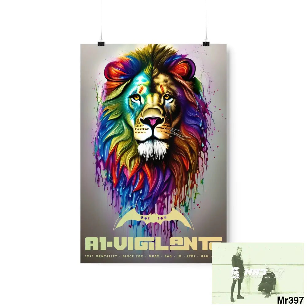 A1 Vigilante Matte Vertical Posters 12″ x 18″ / Matte Poster