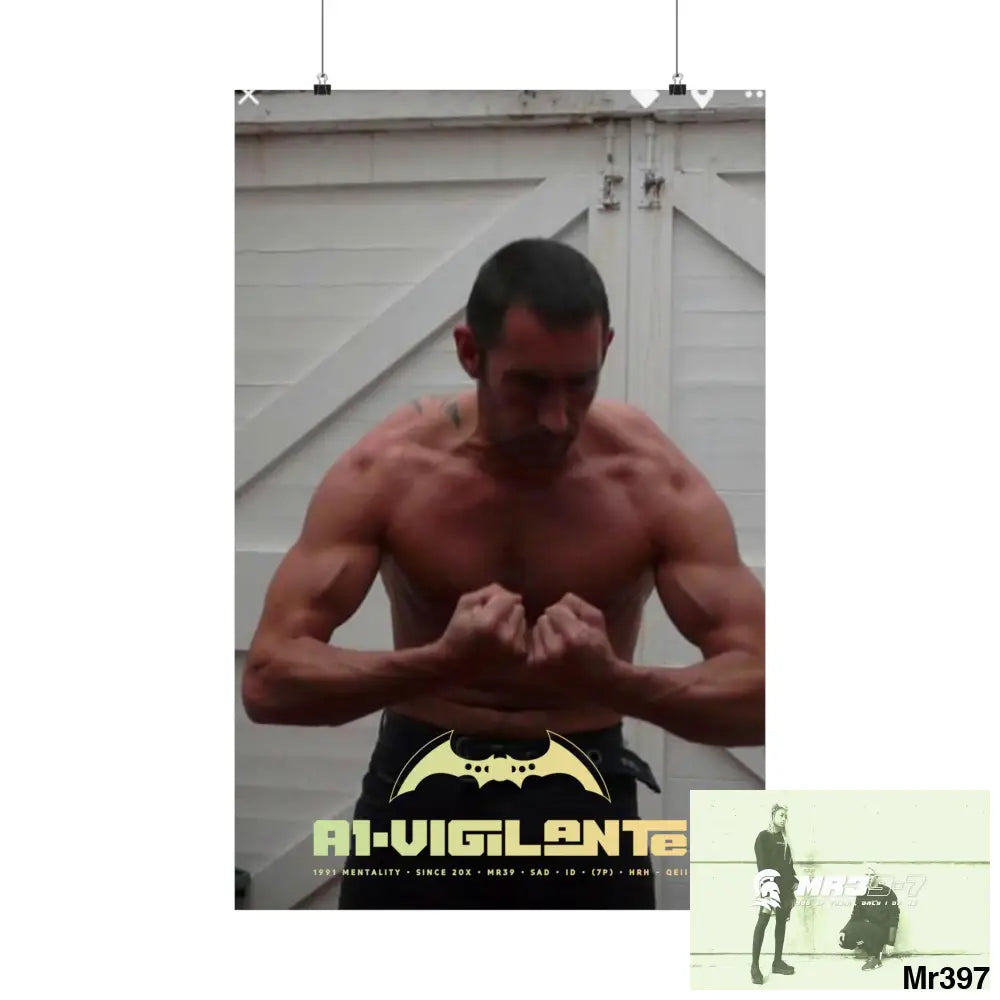 A1-Vigilante Matte Vertical Posters 22’’ x 34’’ / Matte Poster