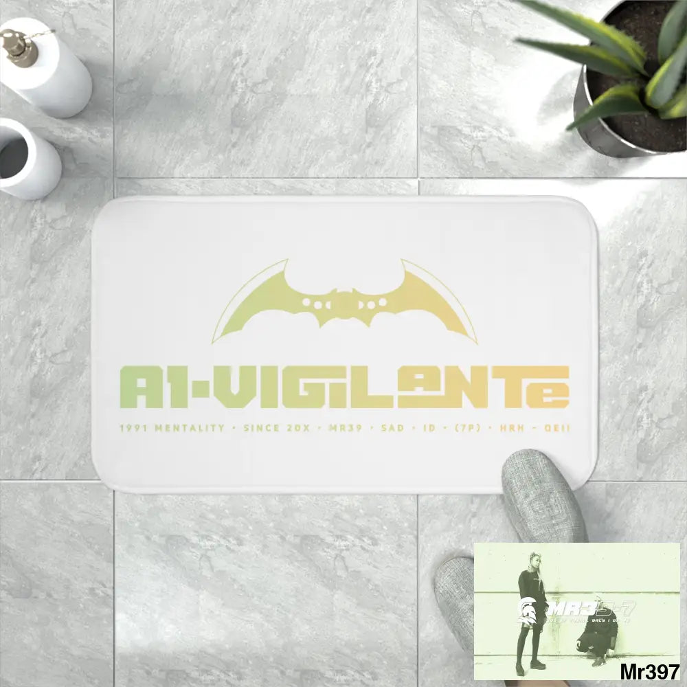 A1-Vigilante Memory Foam Bath Mat Home Decor