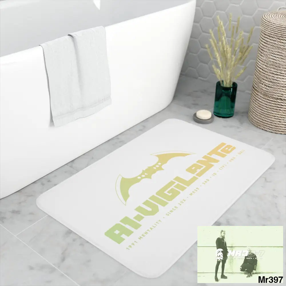 A1-Vigilante Memory Foam Bath Mat Home Decor