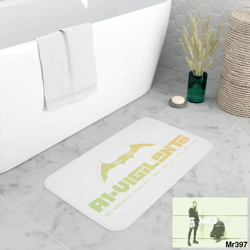 A1-Vigilante Memory Foam Bath Mat Home Decor