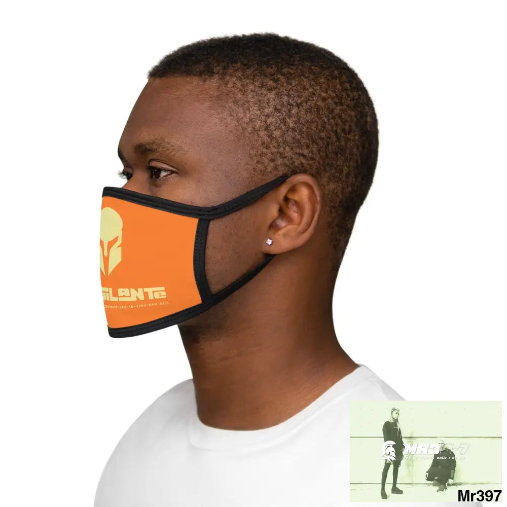 A1.Vigilante Mixed-Fabric Face Mask One size Accessories