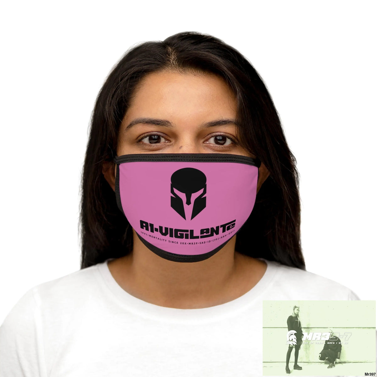 A1.Vigilante Mixed-Fabric Face Mask One size Accessories
