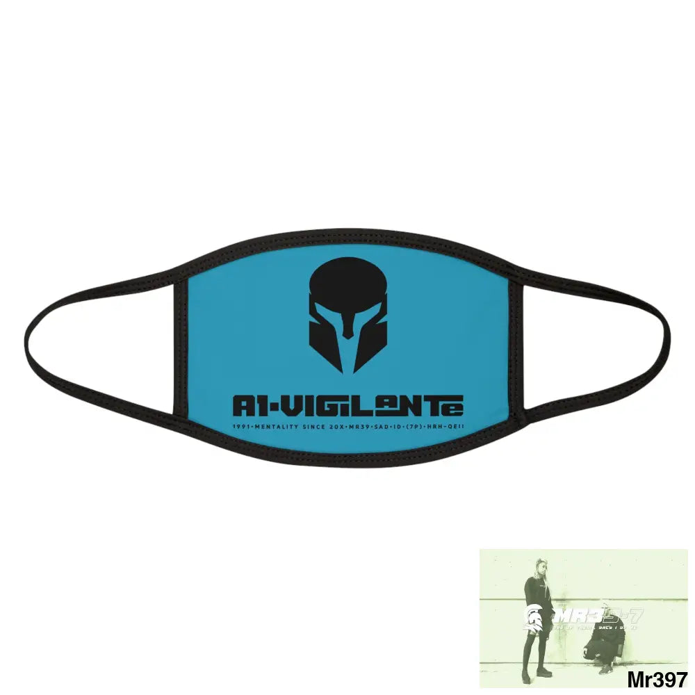 A1.Vigilante Mixed-Fabric Face Mask One size Accessories