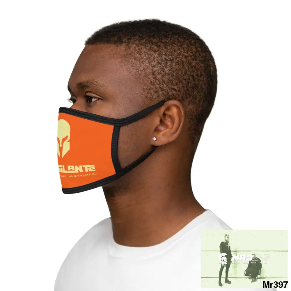 A1.Vigilante Mixed-Fabric Face Mask One size Accessories