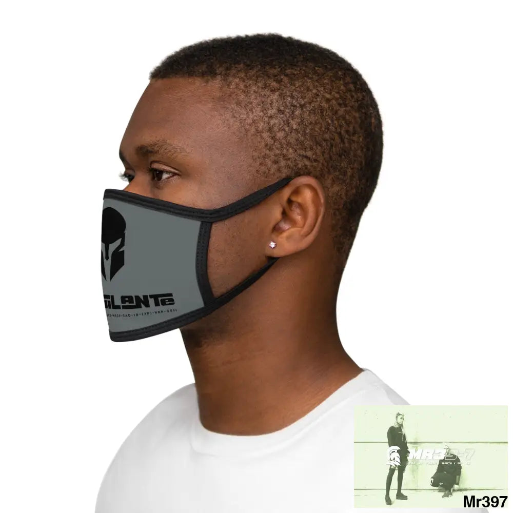 A1.Vigilante Mixed-Fabric Face Mask One size Accessories
