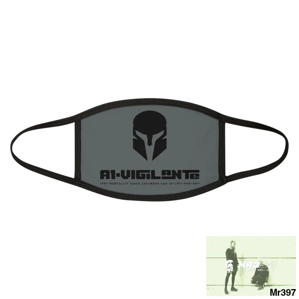 A1.Vigilante Mixed-Fabric Face Mask One size Accessories