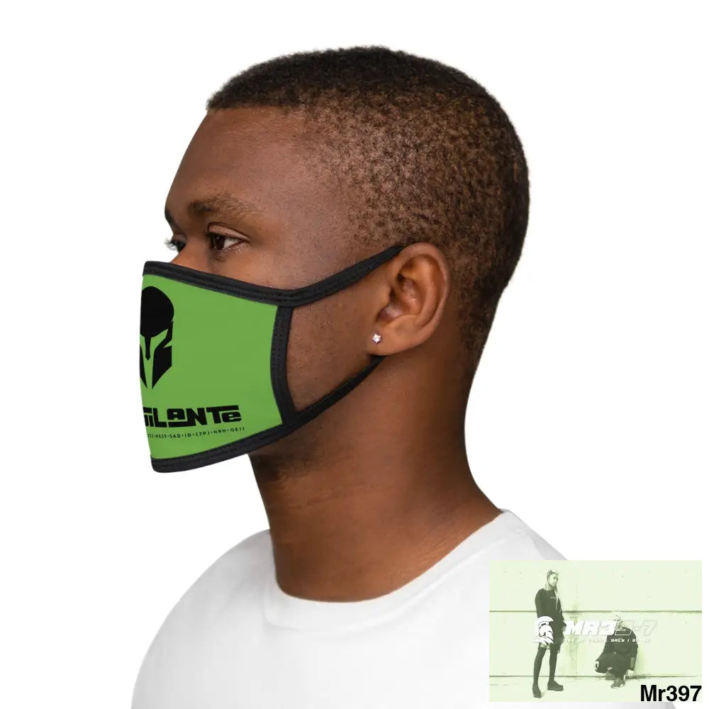 A1.Vigilante Mixed-Fabric Face Mask One size Accessories